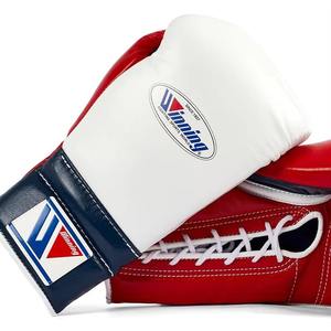 Gants de boxe gagnants multicolores personnalisés de haute qualité Engrenages de combat professionnels Logo-RC-BG-15 personnalisés en cuir de vachette en gros - Product Image 2