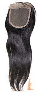 Grade 1 Extensions de cheveux humains indiens Remy noirs naturels 6x6 fermetures à lacet - Product Image 4