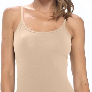 Camisole en dentelle respirante extensible pour femmes, 100% coton, silhouette lisse, texture douce, séchage rapide, coupe décontractée, coupe moderne, minimaliste - Product Image 1