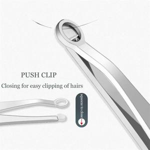 Pinzas de Acero Inoxidable para Recortar el Vello de la Nariz, Punta Redonda, Pinzas para Eliminar el Vello de la Nariz, Recortador de Nariz, Pinzas para Cejas y Vello de la Nariz - Product Image 4