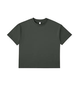 Venta al por mayor de camisetas con logotipo personalizado 100% algodón, 100% algodón peinado camisetas Premium para hombres camiseta pesada para hombres - Product Image 4