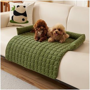 Fluffy Fuzzy Calming Dog Bed Sofa Protector Pet Mat,Fluffy Dog Couch Bed with Non Skid Bottom, Washable Soft Warm Dog Cushion - Product Image 1
