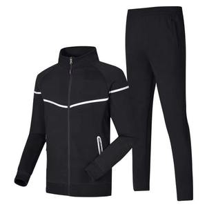 Chándal Deportivo Personalizado de Alta Calidad, 100% Algodón, Transpirable e Impermeable, con Bordado de Logotipo, Unisex para Hombre, 2 Piezas - Product Image 2