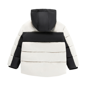 Veste matelassée d'hiver pour enfants en gros Rembourrage en coton épais Motif imprimé Imperméable au vent Longue longueur Fermeture à glissière - Product Image 3