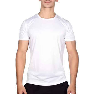 เสื้อยืดพิมพ์ลายแบบซับลิเมชั่น โพลีเอสเตอร์ 100% สำหรับผู้ชาย ปี 2025 รับทำโลโก้ตามสั่ง - Product Image 4