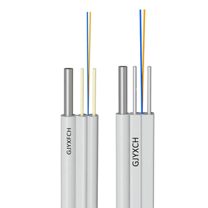 Dekam FTTH Cáp thả phẳng 1 lõi 2 lõi g657a1 g657a2 dây thép FRP Messenger cho Mạng Cáp Quang gjyxch gjyxfch Cáp - Product Image 3