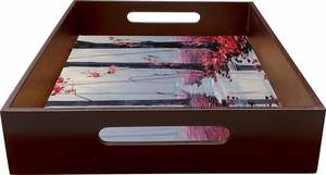 Ensemble de plateaux de service en MDF en vrac très demandé directement de l'usine de l'Inde - Product Image 2