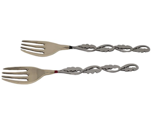 Couverts à manche perlé, ensemble de couverts décoratifs, durable et élégant pour la maison, les hôtels et les restaurants, pour les mariages. - Product Image 4