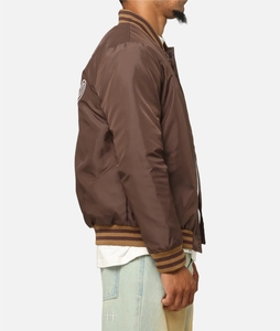 Chaqueta Universitaria de Peso Pesado para Hombre, Logotipo Bordado Personalizado, Uniforme de Equipo, Chaqueta Bomber para Escuelas, Ropa de Trabajo, Eventos, Ropa de Club - Product Image 3
