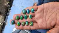 Opale noire éthiopienne multi-feu, cabochon de formes variées, naturelle, de bonne qualité, pour la fabrication de bijoux, taille libre, prix de gros H GEMS