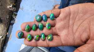 Ópalo Negro Etíope AAA, Cabujón Multifuego, Forma Mixta, Piedra Preciosa Suelta Natural de Buena Calidad, Precio al por Mayor para Joyería, H GEMS - Product Image 3