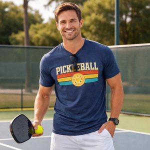 Camiseta Deportiva Premium para Pickleball, Cuello Redondo, Absorbe el Sudor, Alto Rendimiento, Ajuste Regular, Manga Corta, Tejido Elástico en Cuatro Direcciones - Product Image 5