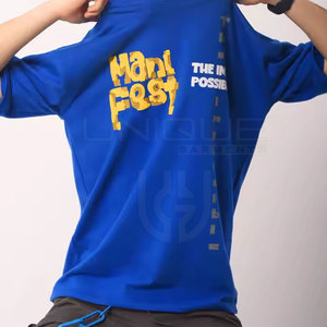 T-shirt imprimé bouffant en coton polyester pour hommes T-shirt de style unique T-shirt imprimé bouffant en coton 100% de qualité supérieure - Product Image 3