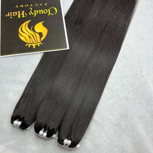 Original Remy bouclés pas cher os cheveux raides 100% cheveux humains vietnamiens couleur naturelle brut non transformé en gros cheveux vierges - Product Image 1