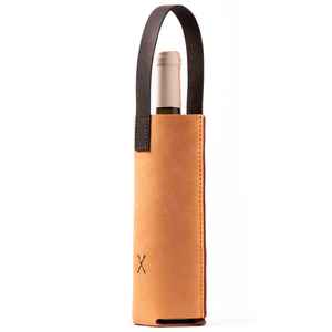 Dining Style Genuine Leather Waterproof <b>Wine</b> Holder Travel Carrier <b>Bag</b> Durable Elegant for Outdoor <b>Wine</b> Lovers LWH-0051 - Product Image 1