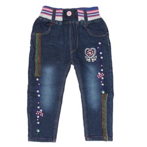 Pantalons en jean pour filles - Bleu - Product Image 1