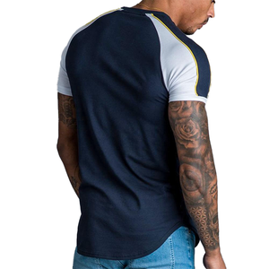 Dernier nouveau design 2023 de qualité supérieure en jersey de coton sérigraphie personnalisée avec logo brodé T-shirt pour hommes - Product Image 2