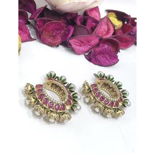 ต่างหูเพชรซิคอนชุบทองเหลืองคุณภาพดีเยี่ยม ดีไซน์หรูหรา สำหรับผู้หญิงและเด็กผู้หญิง เหมาะสำหรับงานเลี้ยงตอนเย็น คอลเลคชั่นสำหรับงานปาร์ตี้ - Product Image 1