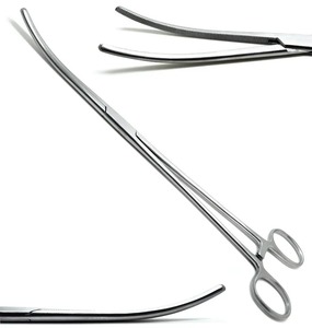 Pean Rochester Pinzas curvas 12 "Hemostat Instrumentos veterinarios quirúrgicos-por Zuol Instruments - Product Image 1