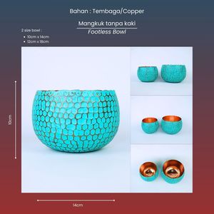 Bol en cuivre moderne et élégant avec motif en nid d'abeille pour la décoration intérieure et les collations aux fruits de mariage Art en métal artisanal - Product Image 6
