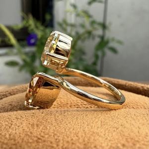 Pear Cut Lab Diamond Engagement <b>Ring</b> 18K Yellow Gold 5 Carat Certified Sustainable Stone Wedding <b>Ring</b> for Her Romantic Jewelry - Product Image 2