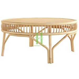 เครื่องจักสานหวายติดกับโต๊ะโต๊ะดีไซน์ผลิตมือตกแต่งเฟอร์นิเจอร์บ้านจากโรงงานเวียดนามโดยตรง - Product Image 4