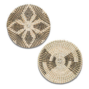 Décoration murale en herbe de mer de luxe, art suspendu en paille, best-seller, écologique, ornement pour l'espace domestique - Product Image 4