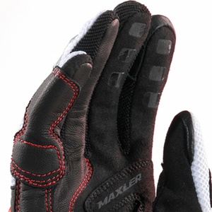 Guantes Cortos de Protección Transpirables para Motociclistas, Guantes Cortos de Cuero de Alta Calidad, Guantes Personalizados con Dedos Cortos - Product Image 5