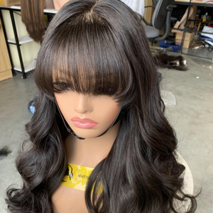 Extensions de cheveux humains vierges Remy vietnamiens ondulés et volumineux, longueur aux épaules, partie C, double trame machine, toutes couleurs disponibles - Product Image 1