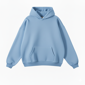 เสื้อฮู้ดสวมหัวผ้าฝ้าย100% ใส่ได้ทั้งชายและหญิงผ้าฟลีซพิมพ์ลายน้ำหนักมากโอเวอร์ไซส์เข้ารูปสำหรับฤดูหนาว - Product Image 3
