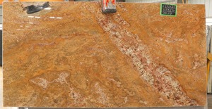 Granit naturel de grande dalle poli par or impérial de conception moderne pour l'usage de cuisine et de salle de bains - Product Image 4