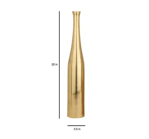 Full Gold Champagne Large <b>Bottle</b> Vase - Product Image 5