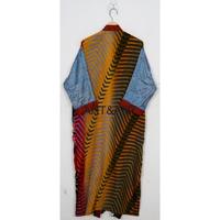 Kimono Maxi Boho Hippie Elegante Hecho a Mano de Alta Calidad para Primavera, Verano y Otoño, Ropa de Noche, Estilo Indio, Ultra Suave, Transpirable, con Parches