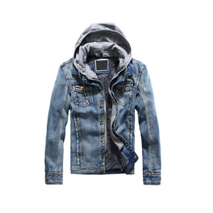 Chaquetas Vaqueras Personalizables 100% Algodón para Hombre, Invierno, con Botones, Estilo Patchwork, Ecológicas, Casuales, Vintage, Streetwear, Modernas, Formales - Product Image 5