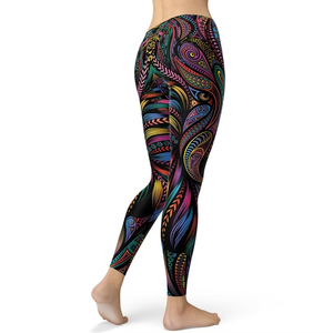 Leggings de Sublimación para Mujer, Duraderas, Impresas en Toda la Superficie, para Leggings de Sublimación Hechos a Medida con Diseño Personalizado - Product Image 3