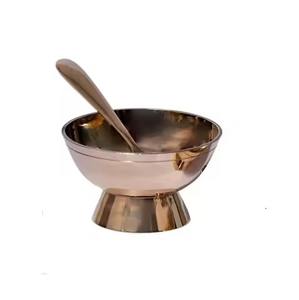 Tazón de metal simple para helado, para servir postres en restaurantes, cafeterías y comedores. - Product Image 1