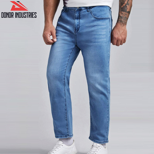 Nouveau design, confortable, coupe régulière, qualité supérieure, pantalon en denim tendance pour hommes - Product Image 4