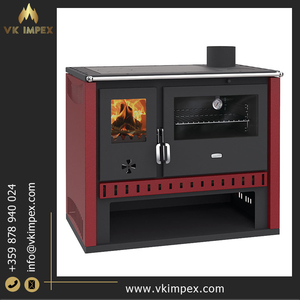 Salida de calefacción de habitación de 15 kW Estufa de leña de hierro independiente para el hogar y el hotel 5,0 kg/h Consumo de combustible Precio bajo - Product Image 4