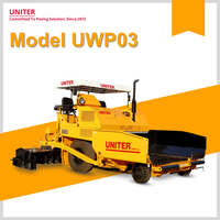 Machine à paver le bitume Uniter Hi Technology UHD45 de 4,5 mètres avec moteur Cummins et design compact à vendre