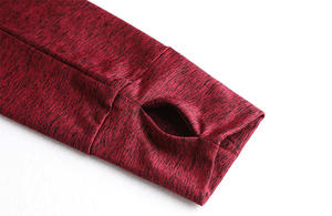 Sudadera Deportiva de Invierno para Hombre de Alta Calidad 2026, Cortavientos, Transpirable, 100% Algodón, Forro Polar, Manga Larga, para Correr - Product Image 3