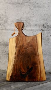 เขียงไม้อะคาเซียทรงสี่เหลี่ยมเขียงไม้สองด้านสำหรับใช้ในห้องครัว - Product Image 3