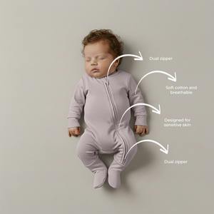 Combinaison en coton pour bébé, douce et confortable, vêtements pour nourrissons - Product Image 3