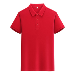 เสื้อทีมทำงานผ้าฝ้ายกันรอยยับปลายสั้นแขนสั้นพิมพ์ลายดิจิทัลโลโก้ตามสั่ง - Product Image 1