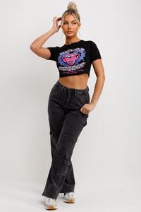 T-shirt Boxy personnalisé de haute qualité Cropped Boxy Fit T-Shirts Manufacturing DTG LOGO 100% Cotton Heavyweight T Shirt - Product Image 5