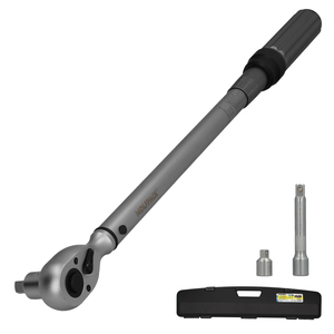 Set di chiavi dinamometriche da 1/2 pollice con prolunga e riduttore da 3/8 di pollice - Product Image 1