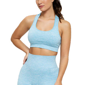 Soutien-gorge de sport sans couture respirant à maintien élevé pour femmes grandes tailles, idéal pour le yoga, la course et les séances de gym – Vente en gros - Product Image 4