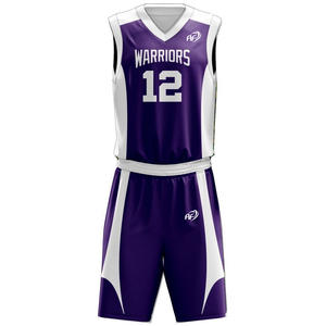 Logotipo personalizado bordado Ajuste regular Uniforme de baloncesto Fabricante OEM Ropa deportiva Uniforme de baloncesto - Product Image 2