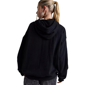 Printed <b>Zipper</b> Custom Manufacturer Winter Front Streetwear Hip Pop 100% Cotton Fleece Oversize Womens Clothing Crewneck <b>Hoodies</b> - Product Image 4