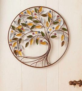 Décoration murale en métal élégante et artistique pour espaces de vie modernes, idéale pour la maison et le bureau - Product Image 4