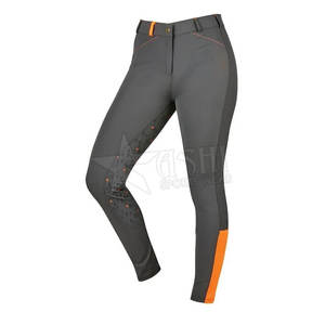 Pantalones deportivos ecuestres de secado rápido para mujer de alta calidad, pantalones de equitación con bolsillo estampado de silicona para exteriores - Product Image 1